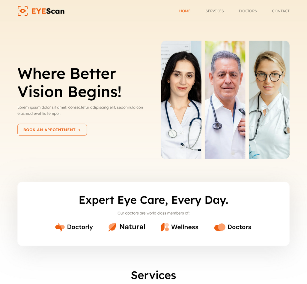 Médecin & Clinique — template SiteJet