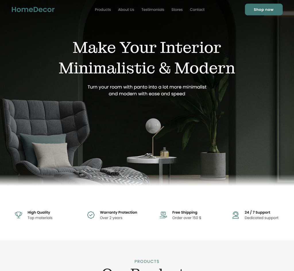 Immobilier — template SiteJet